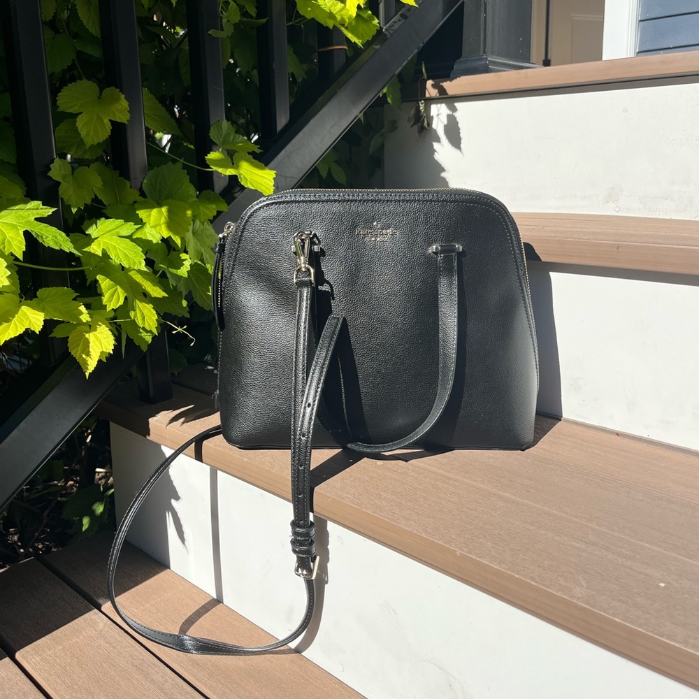Kate Spade ♠️ Black Leather Crossbody Bag